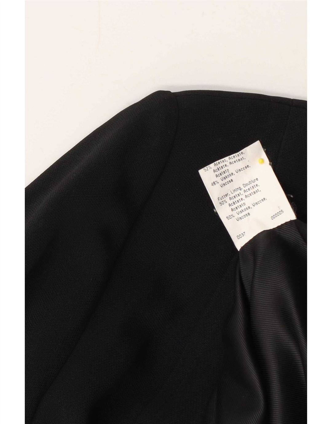 Betty Barclay Dame 5-knaps blazerjakke UK 16 Large Black Acetate