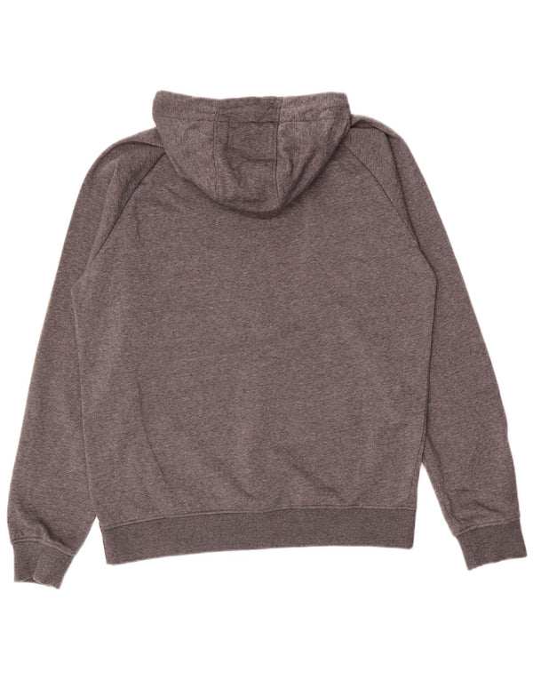 Kappa grafisk hættetrøje til mænd, stor grå polyester
