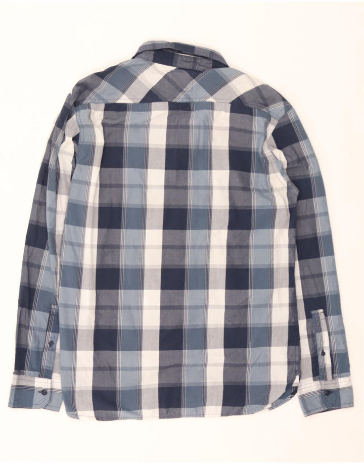 LEVI'S Mens Shirt Medium Blue Plaid Cotton Vintage Levi's and Second-Hand Levi's from Messina Hembry 