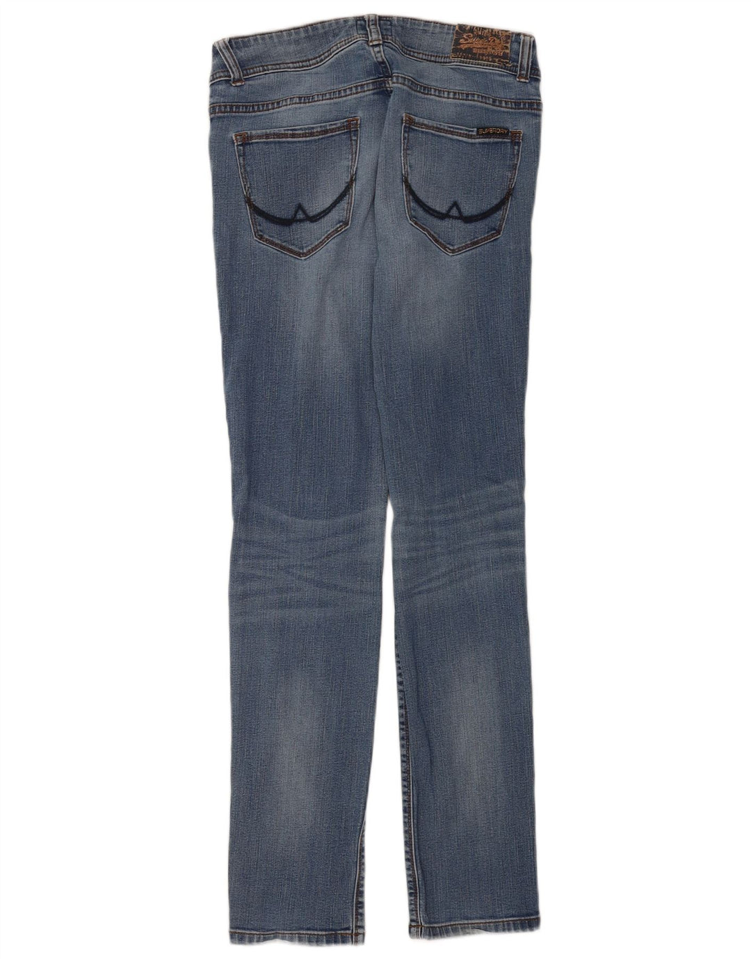 Superdry Cigarette Slim Jeans til kvinder W30 L32 Blå
