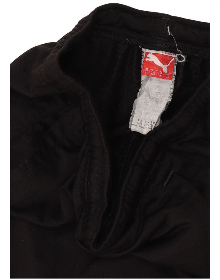 PUMA Boys Tracksuit Trousers 7-8 Years Black