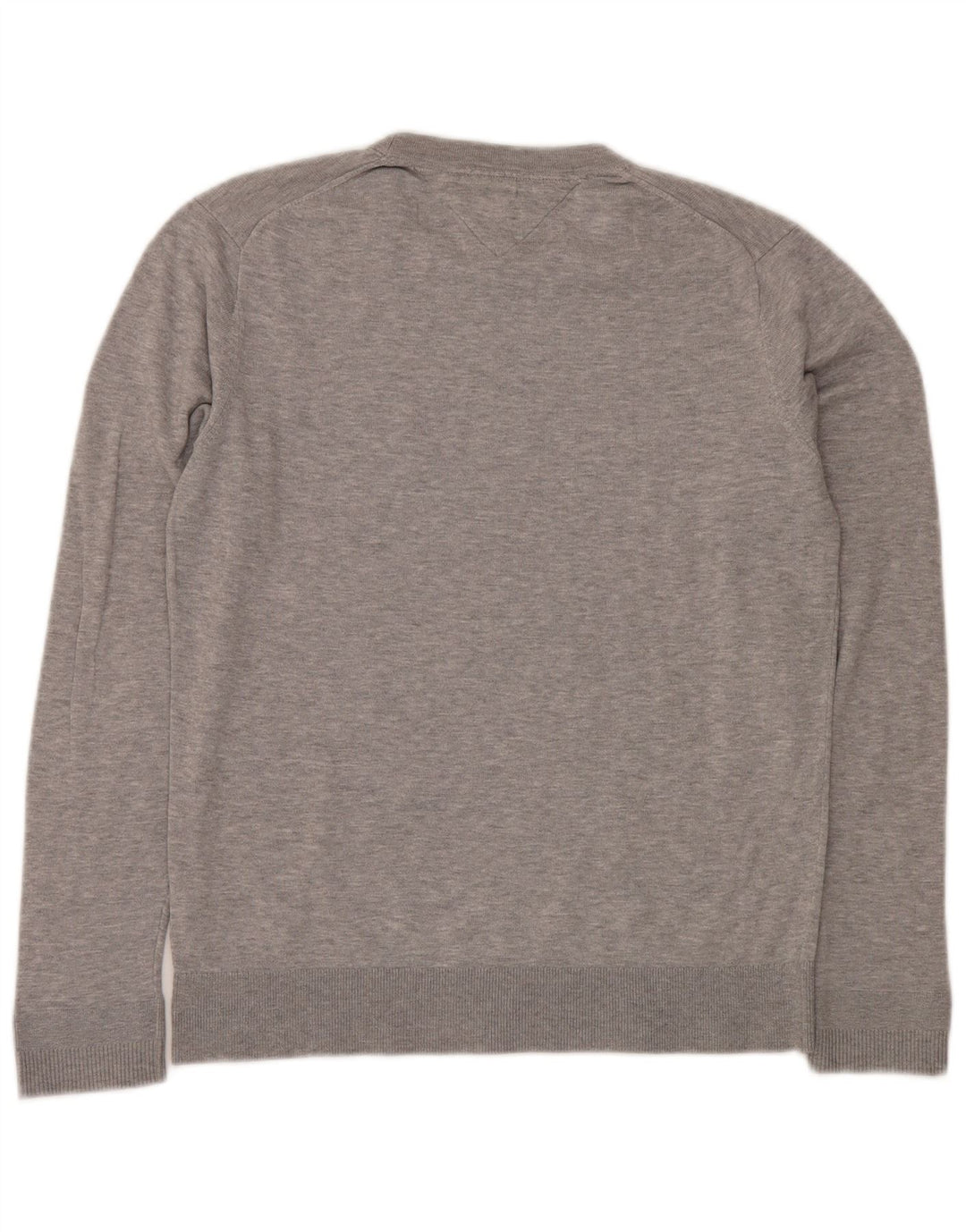Tommy Hilfiger Herre Crew Neck Jumper Sweater Medium Grå Bomuld