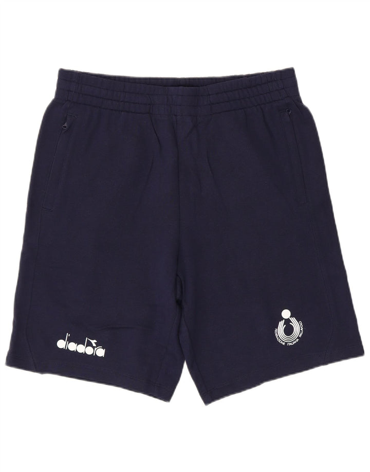 Diadora Herre Sportshorts Medium Navyblå Bomuld
