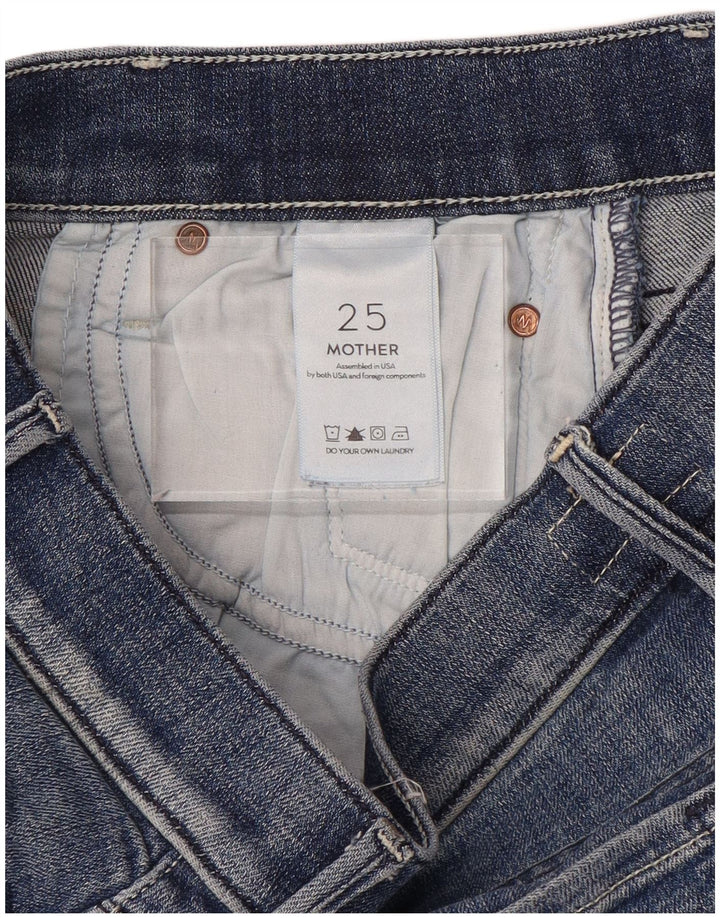 Mor Dame Denim Nederdel W25 XS Blå