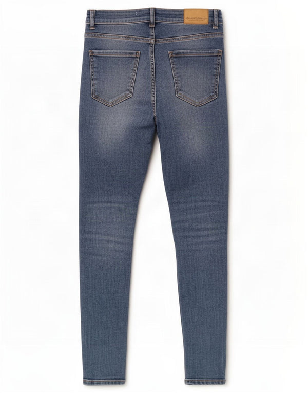 Zara Womens Crop Skinny Jeans EU 38 Small W28 L25 Blue Cotton