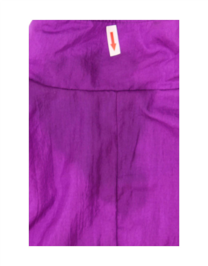 Sunterra Womens Oversized træningsdragt Topjakke UK 10 Lille Lilla Geometrisk