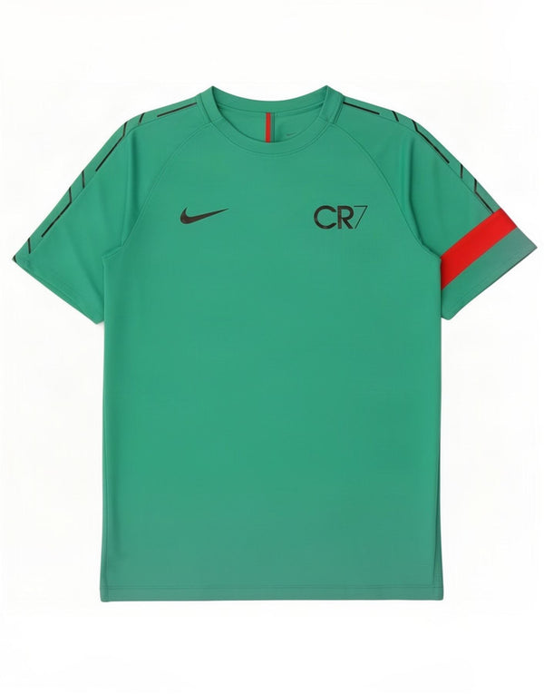 Nike Boys Cristiano Ronaldo Grafisk T-Shirt Top 13-14 år XL Grøn