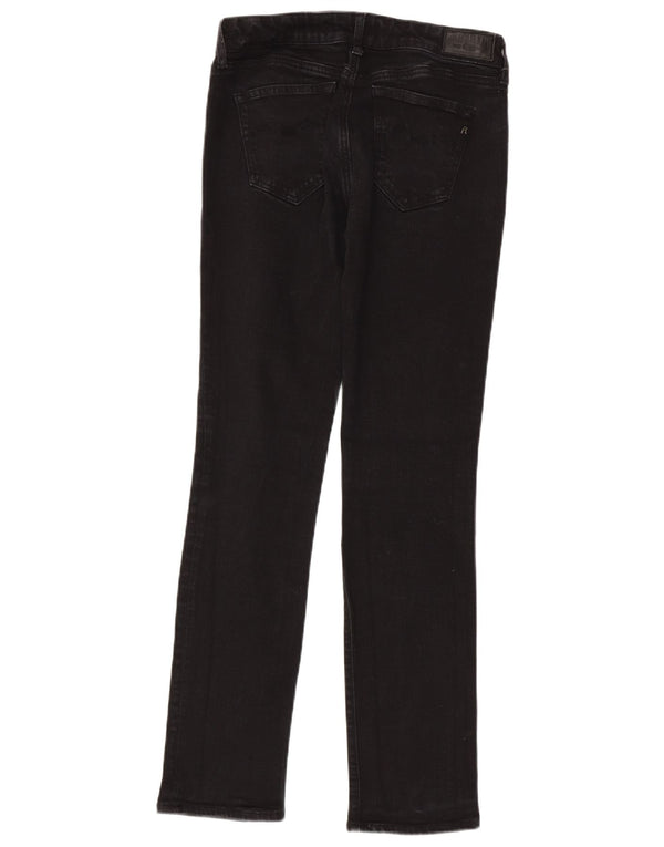 REPLAY Dame Vicky Slim Jeans W29 L32 Sort Bomuld
