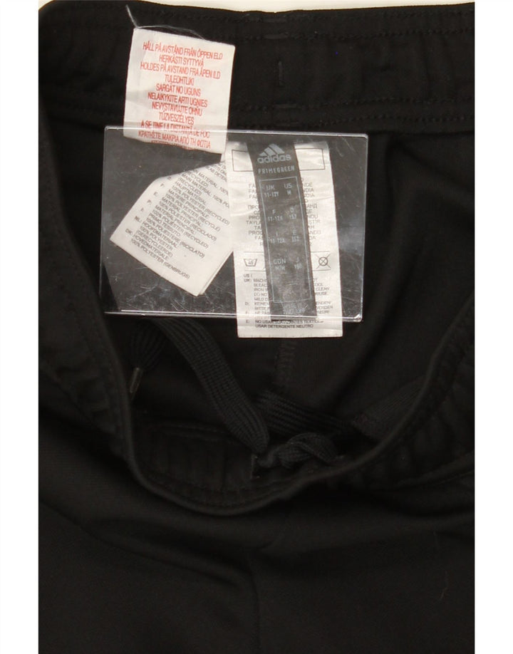 ADIDAS Boys Aeroready Tracksuit Trousers 11-12 Years  Black Polyester Vintage Adidas and Second-Hand Adidas from Messina Hembry 