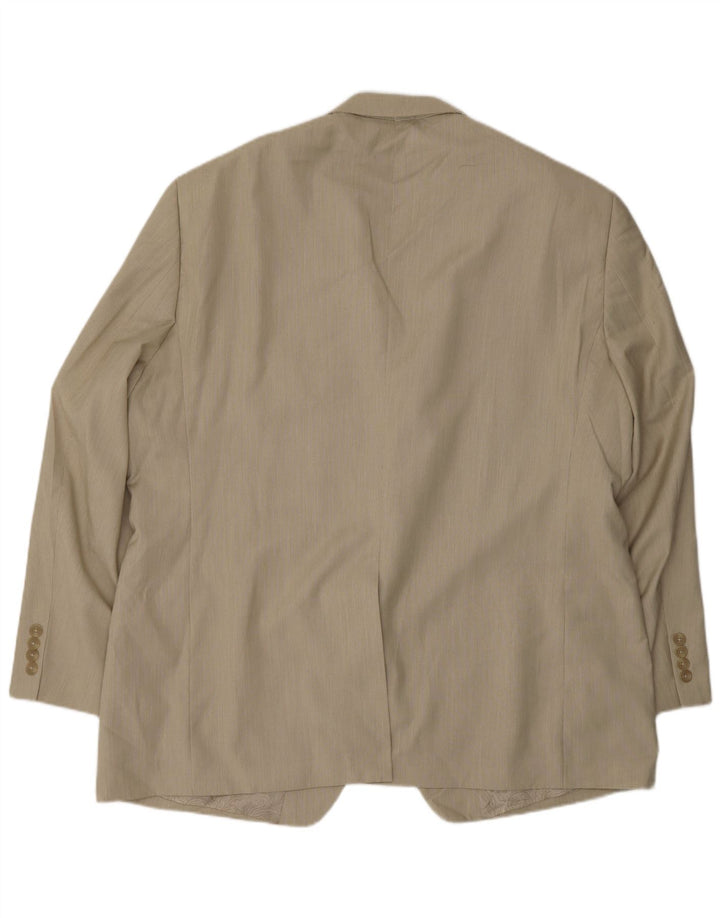 Chaps Herre 2-knaps blazerjakke UK 48 4XL Beige Polyester