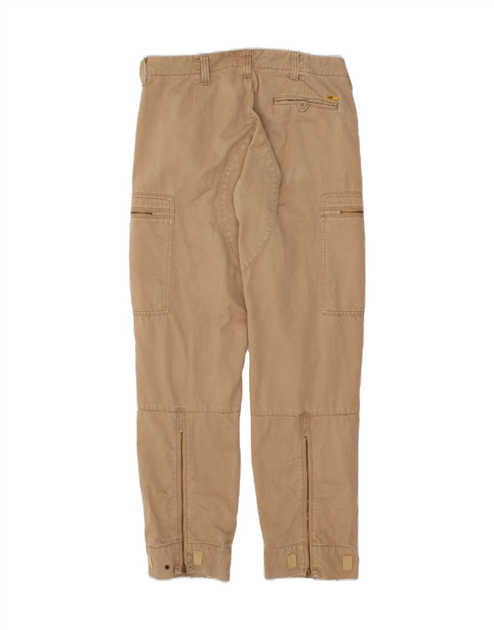 MELTIN' POT Mens Tapered Cargo Trousers W30 L34 Beige Vintage Meltin' Pot and Second-Hand Meltin' Pot from Messina Hembry 