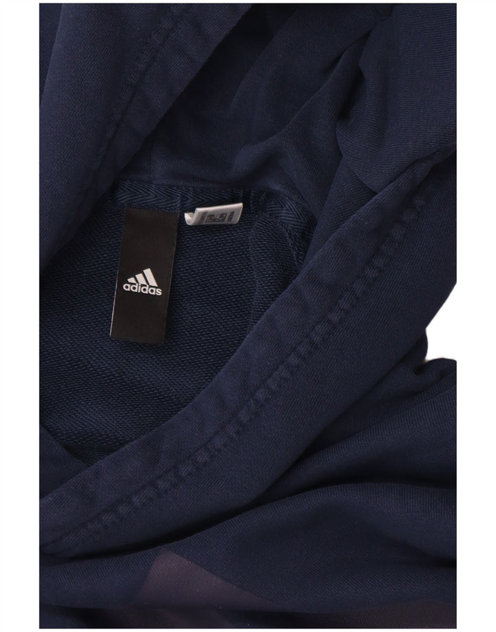 Adidas grafisk hættetrøje til mænd, stor marineblå