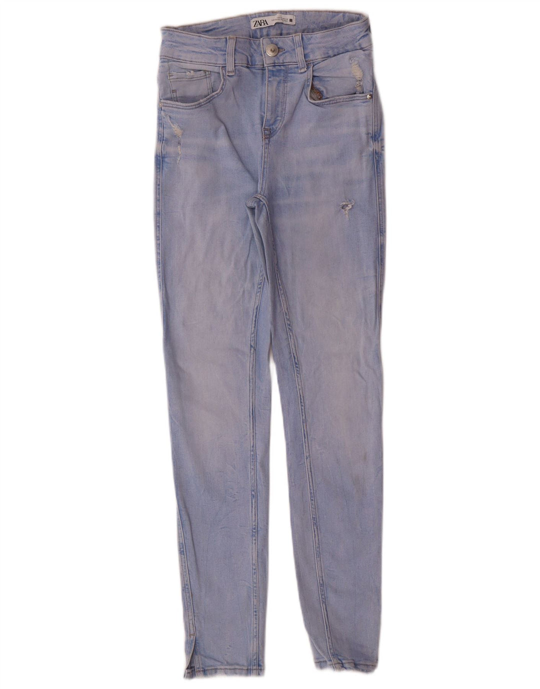 Zara Dame Skinny Jeans EU 36 XS W26 L27 Blå Bomuld Moderne