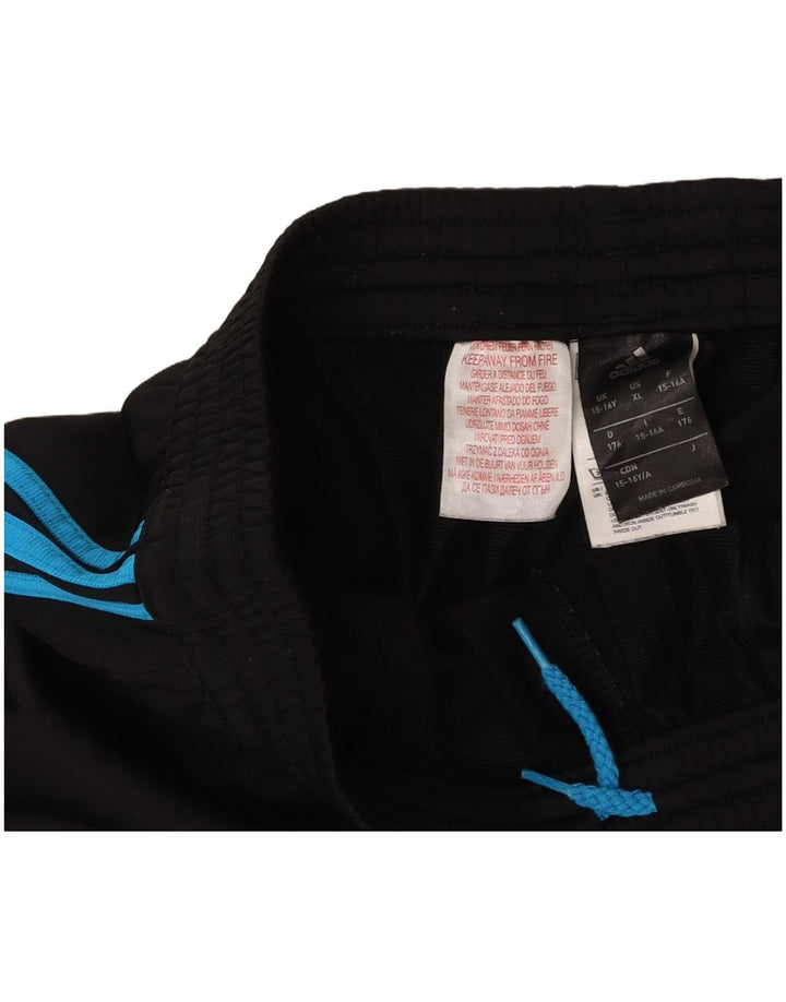 ADIDAS Træningsdragt til drenge Bukser Joggers 15-16 år Sort polyester