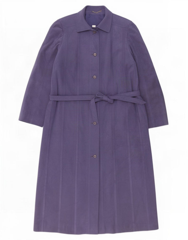 Cojana Dame imiteret ruskind Overfrakke UK 12 Medium Lilla Polyester