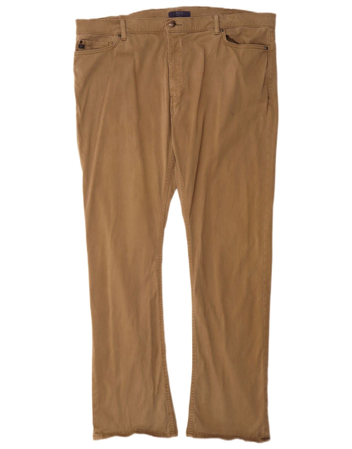 Marks & Spencer Herre Blue Harbor Bootcut Casual Bukser W40 L33 Beige