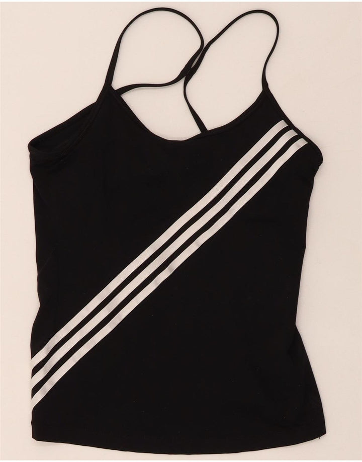 ADIDAS Dame Climacool Cami Top UK 8 Small Black Nylon
