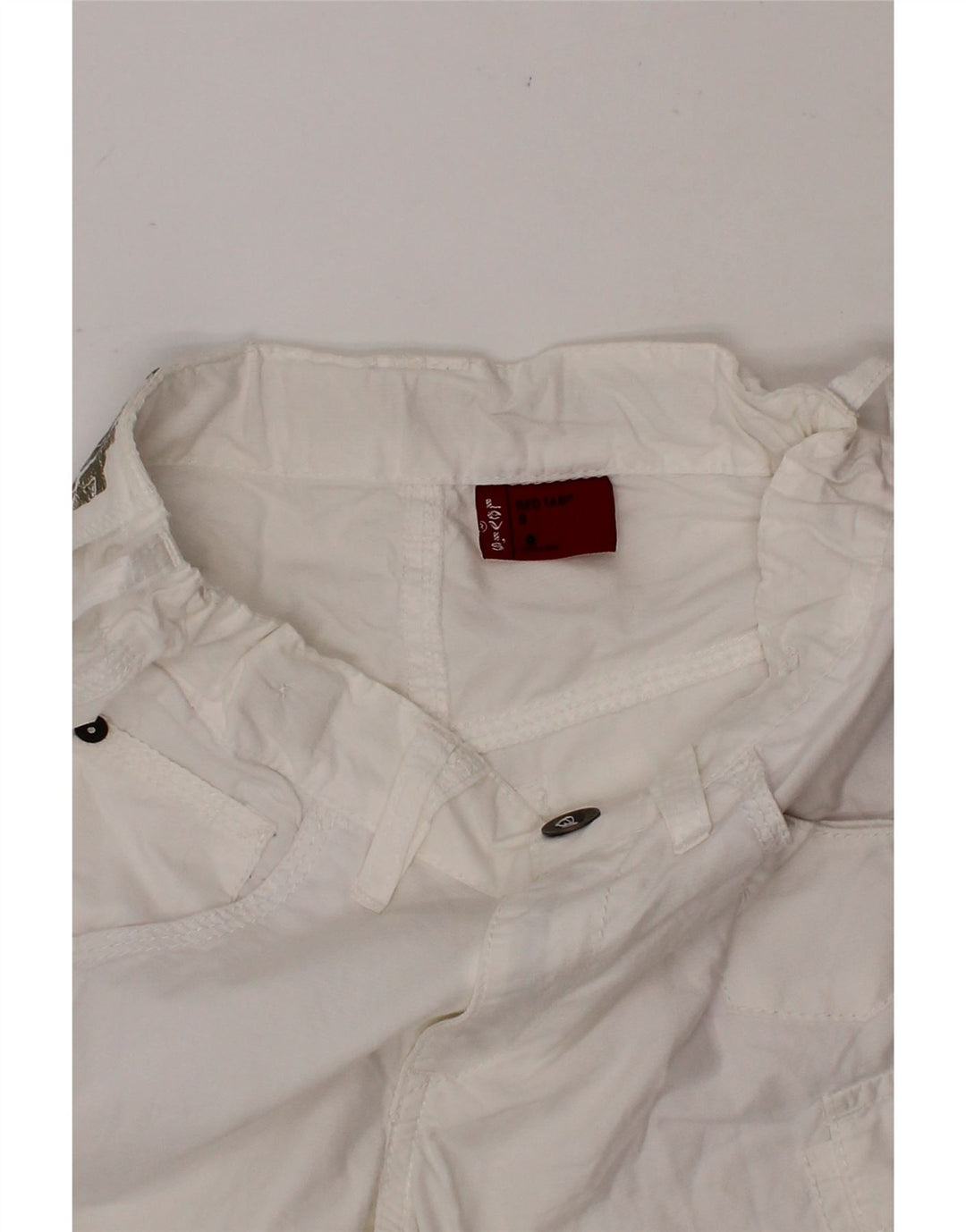 LEVI'S Boys Bermuda Shorts 7-8 Years W23 White Cotton Vintage Levi's and Second-Hand Levi's from Messina Hembry 