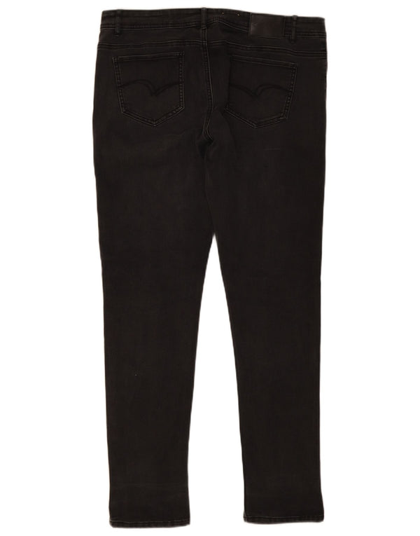 Lee Cooper Dame Slim Jeans UK 16 Large W34 L30 Grå Bomuld