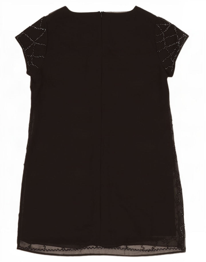 Lipsy Womens Shift Dress UK 18 XL Sort Geometrisk Polyester