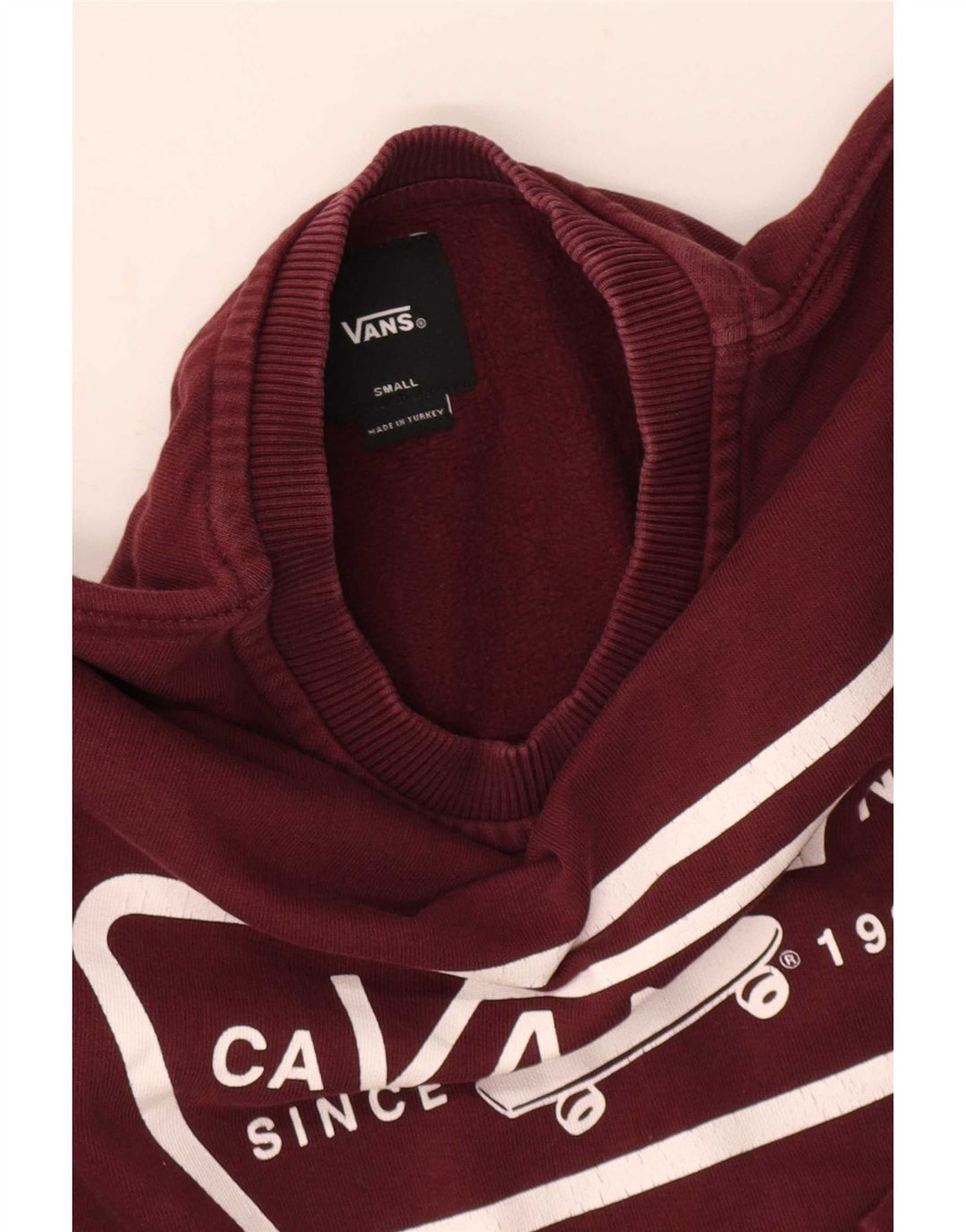 Vans Grafisk sweatshirt til mænd Small Burgundy