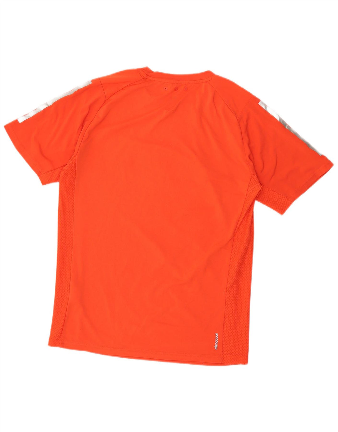 Adidas Herre Climacool Grafisk T-Shirt Top Lille Orange Polyester