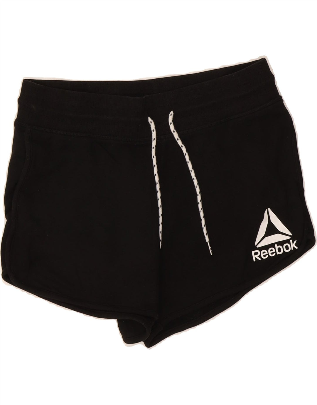 REEBOK Womens Sport Shorts UK 14 Large  Black Cotton Vintage Reebok and Second-Hand Reebok from Messina Hembry 