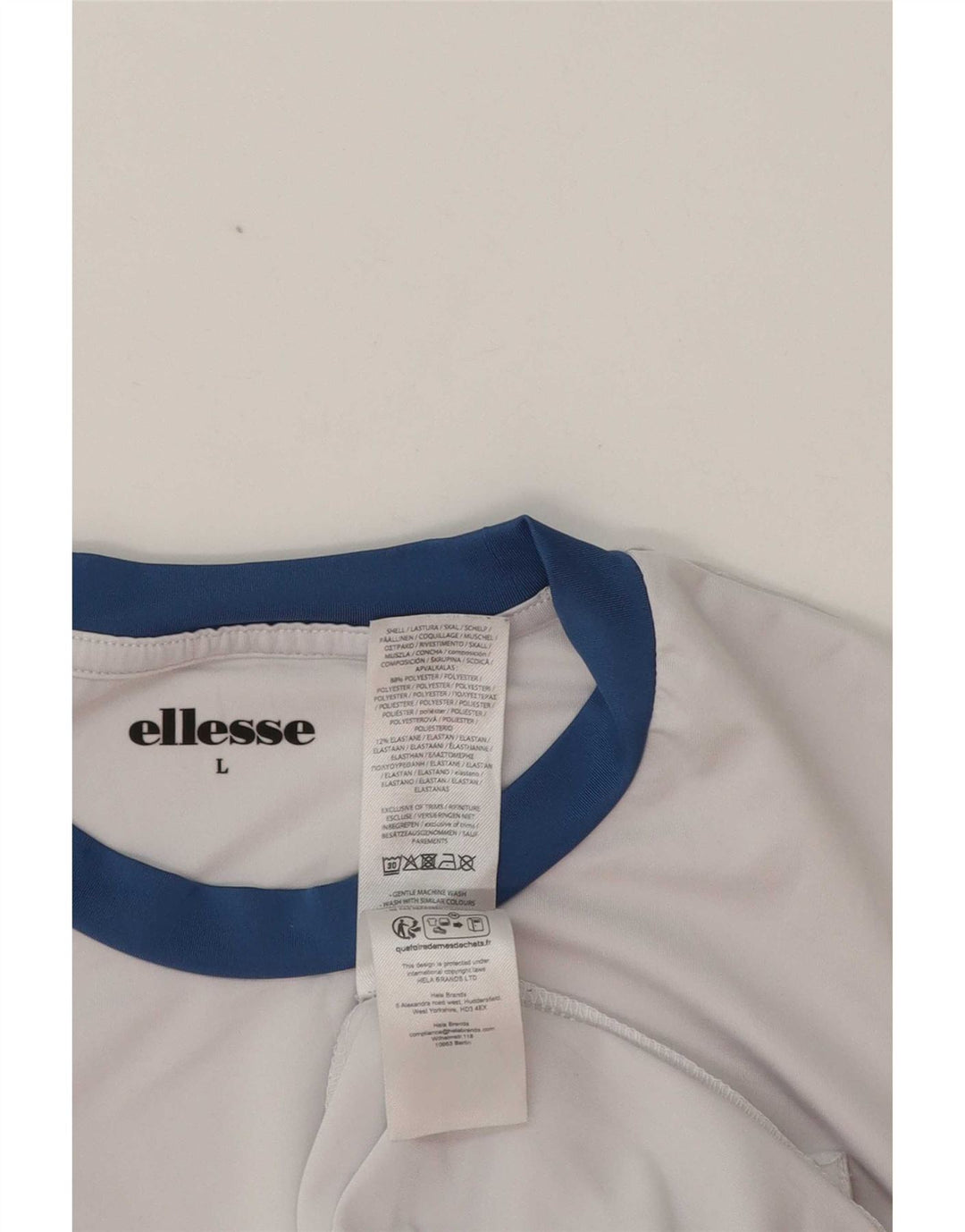 Ellesse Herre T-Shirt Stor Hvid Polyester