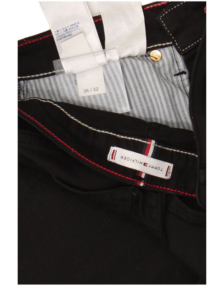 TOMMY HILFIGER Skinny Jeans til kvinder W26 L32 sort bomuld