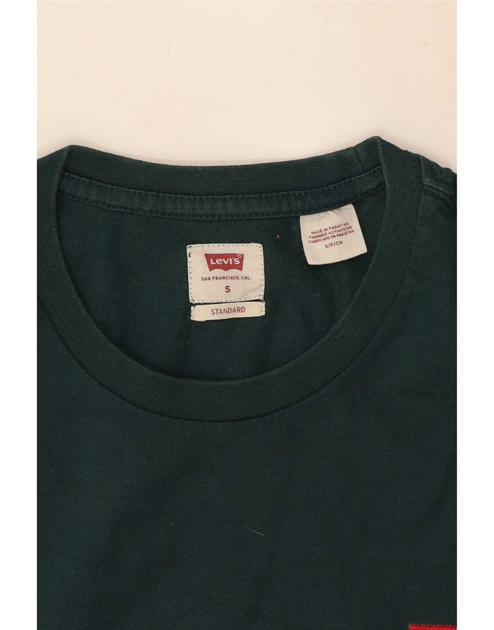 Levi's Herre Standard Fit T-Shirt Top Lille Grøn