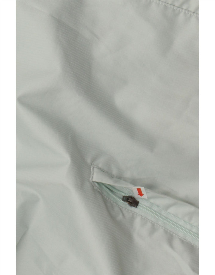 ADIDAS træningsdragt topjakke til kvinder UK 14 Stor turkis polyester