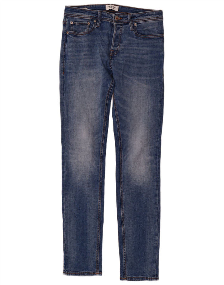 Jack & Jones Herre Tim Slim Jeans W30 L34 Blå Bomuld