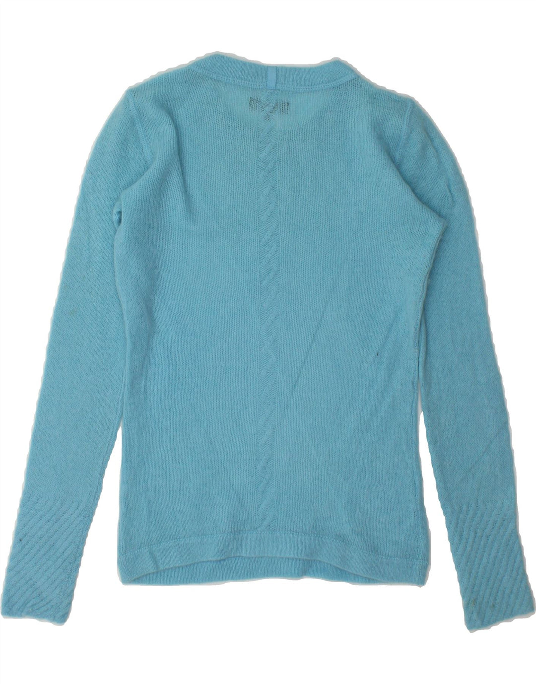 JIGSAW Womens Crew Neck Jumper Sweater UK 6 XS Blue Vintage Jigsaw and Second-Hand Jigsaw from Messina Hembry 