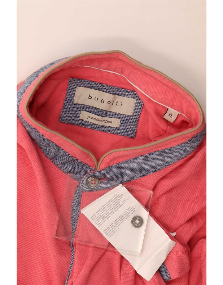 Bugatti herre poloshirt XL Pink bomuld