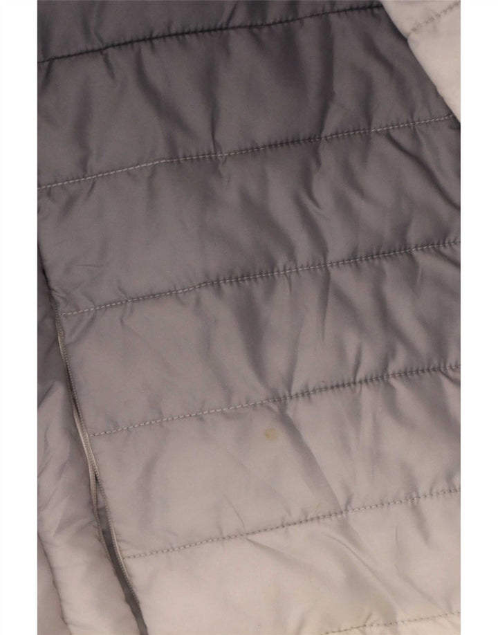 Ellesse Dame Hætte Polstret Jakke UK 14 Medium Navy Blue Colourblock