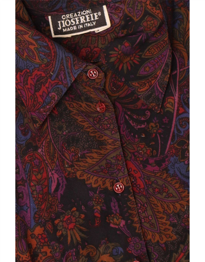 Creazioni Dameskjorte UK 14 Medium Flerfarvet Paisley Viscose
