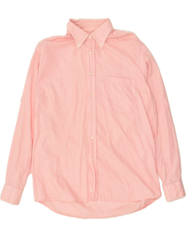 ROCCOBAROCCO Mens Shirt Size 16 1/2 42 Large Pink Cotton | Vintage Roccobarocco | Thrift | Second-Hand Roccobarocco | Used Clothing | Messina Hembry 