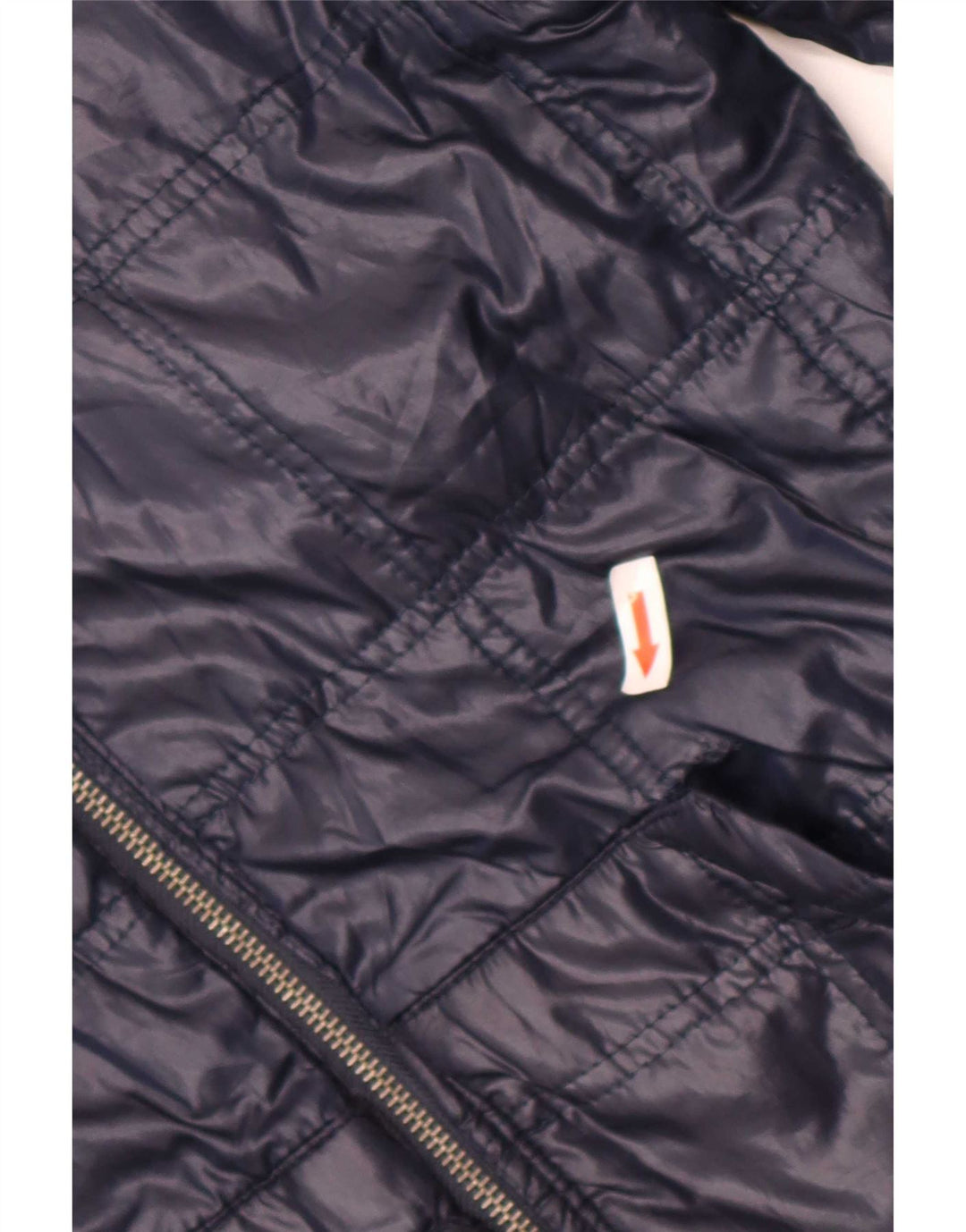 Zara Herre Hooded Bomber Jacket UK 36 Small Navy Blue