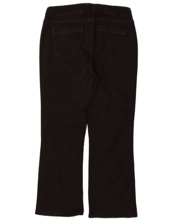 Lee Dame Slender Bootcut Jeans US 16 2XL W34 L30 Sort Bomuld