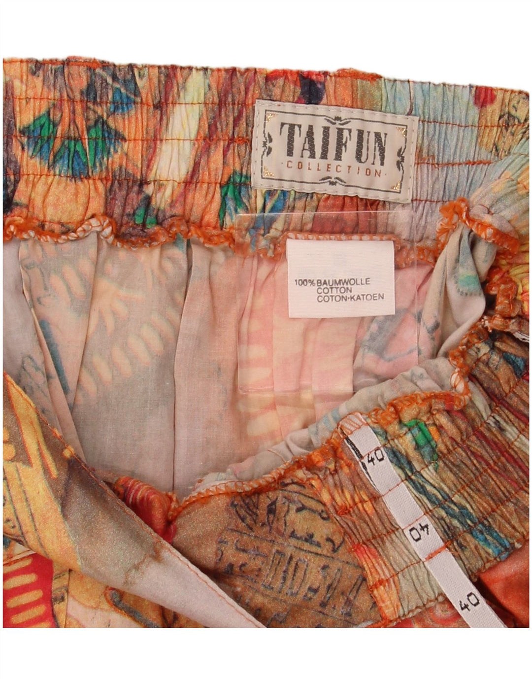 TAIFUN A-line nederdel til kvinder EU 40 Medium W28 Flerfarvet patchwork