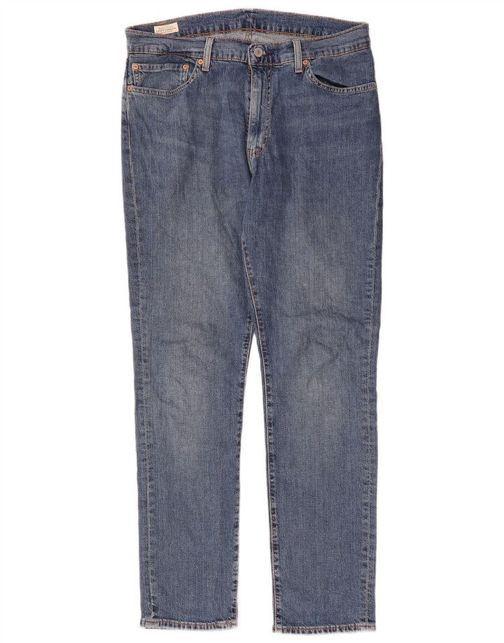 Levi's Herre 511 Slim Jeans W36 L34 Blå Bomuld