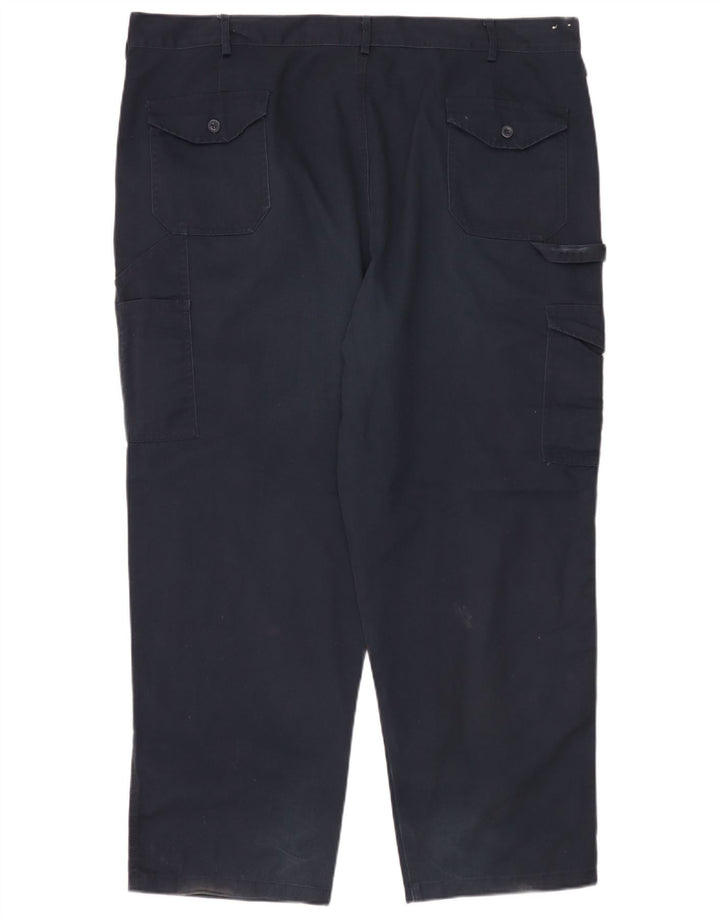 Dickies Straight Cargo bukser til mænd W44 L28 Marineblå polyester