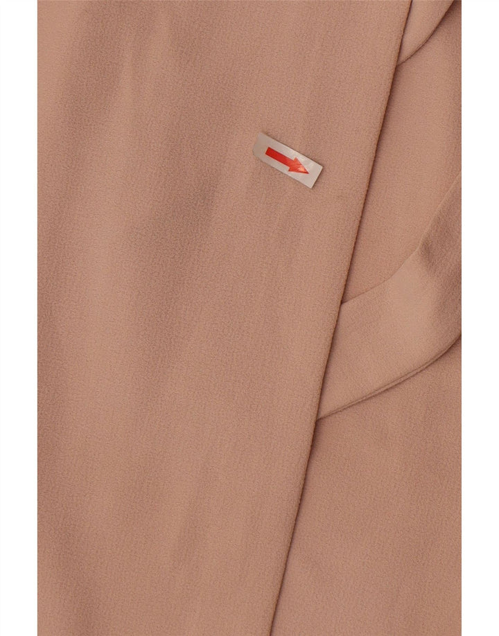 Topshop Kvinder Batwing Wrap Dress UK 6 XS Beige Polyester