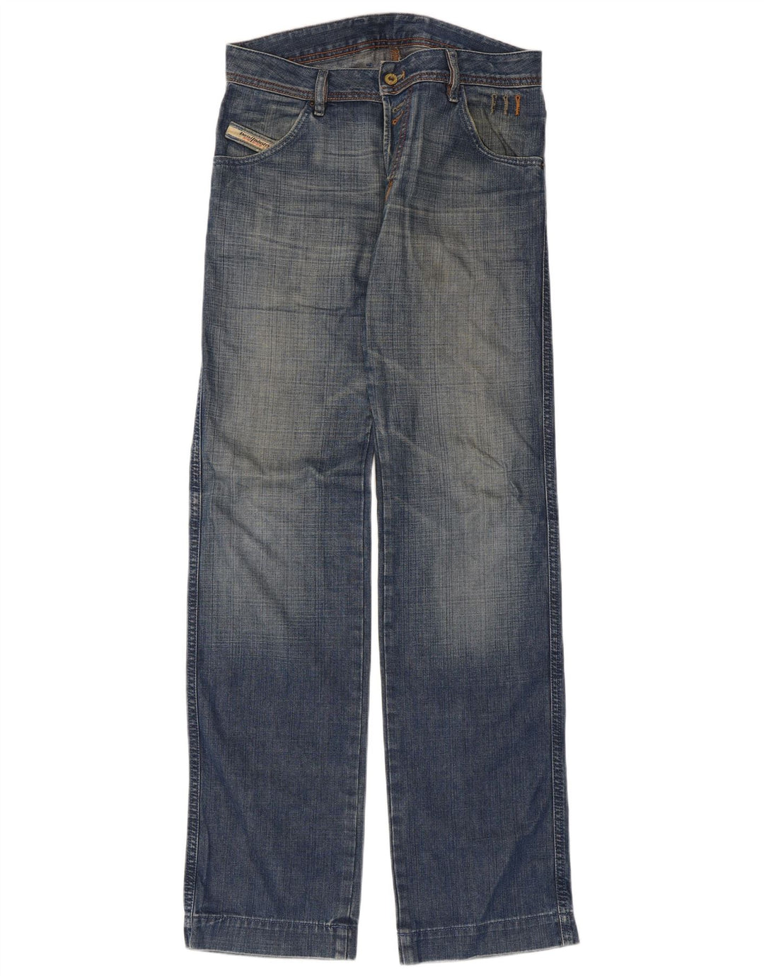 Diesel Straight Jeans til mænd W29 L35 Blå Bomuld