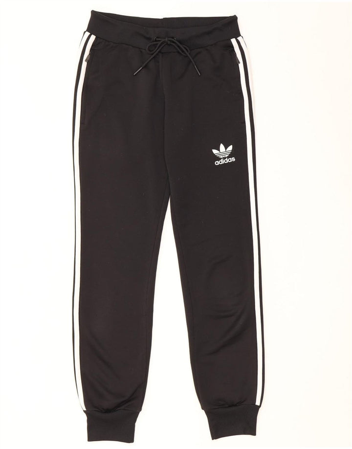 Adidas Dame træningsdragt Bukser Joggers UK 8 Small Black Polyester