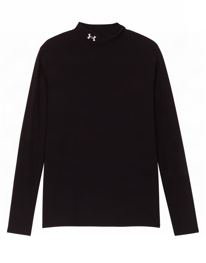 Under Armour Herre Cold Gear Top Langærmet Medium Sort Nylon