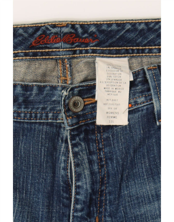 EDDIE BAUER Womens Straight Jeans US 12 Large W30 L33 Blue Cotton Vintage Eddie Bauer and Second-Hand Eddie Bauer from Messina Hembry 
