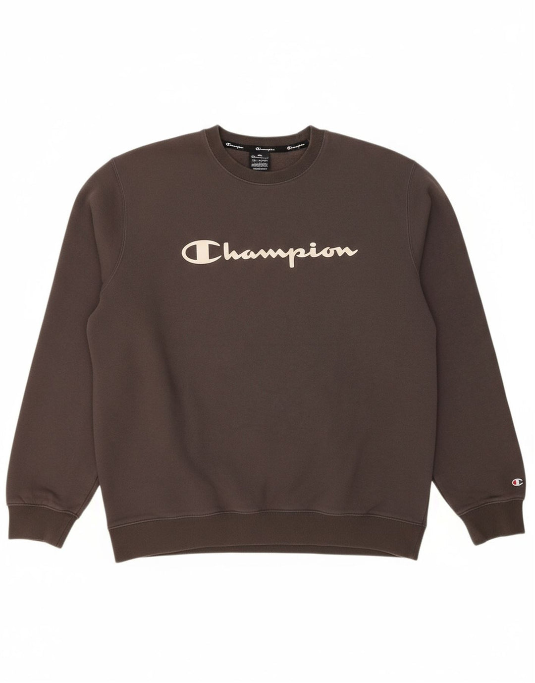 CHAMPION Mens Graphic Sweatshirt Jumper 2XL Grey Cotton