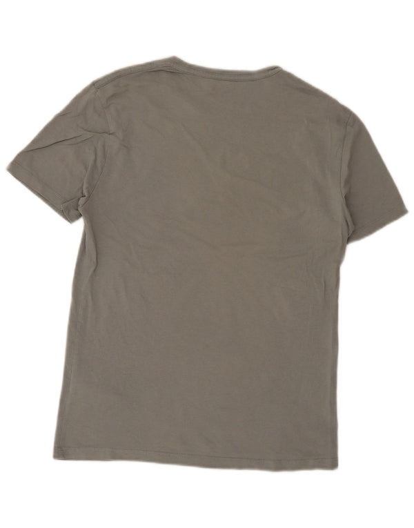 All Saints Mens T-Shirt Top Small Grey Cotton