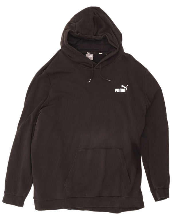 Puma hættetrøje til mænd 4XL sort bomuld